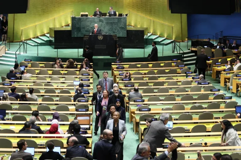 Shame on Israel as Delegates Walk Out during Netanyahu Speech at UN — Video
